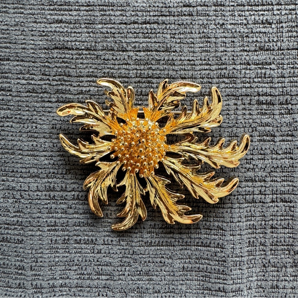 Golden Vintage Brooch